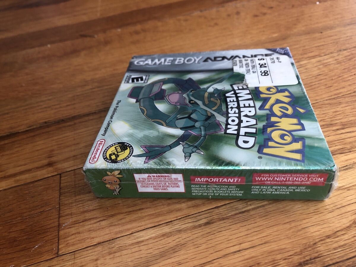 Pokemon Emerald Version GameBoy Advance Game For Sale