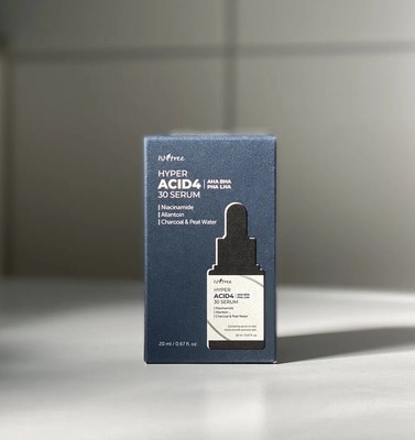 Isntree Hyper Acid 4 AHA BHA PHA LHA 30  Rinse-Off  Serum 20ml