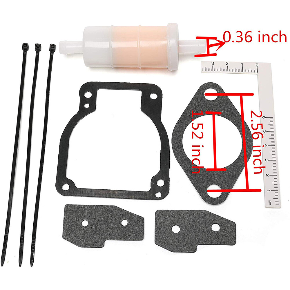 3packs For Mercury 75, 90, 115, 120,125 HP Carburetor Kit - Foto 4