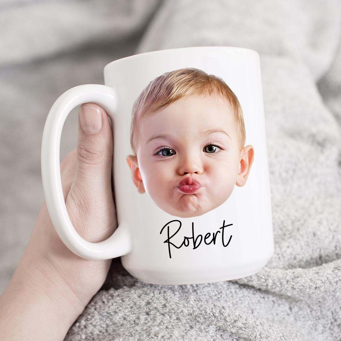 Personalized Photo Face Mug Custom Face Mug Custom Text Photo Mug Face Mug Make