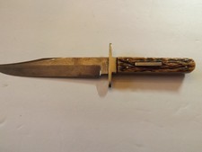 VINTAGE CHALLENGE CUTLERY CO. SHEFFIELD ENGLAND BOWIE KNIFE-VG