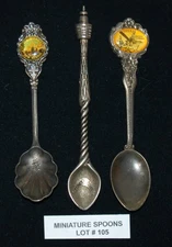 VINTAGE Miniature Spoons Silverplate Lot#105 Made In Australia
