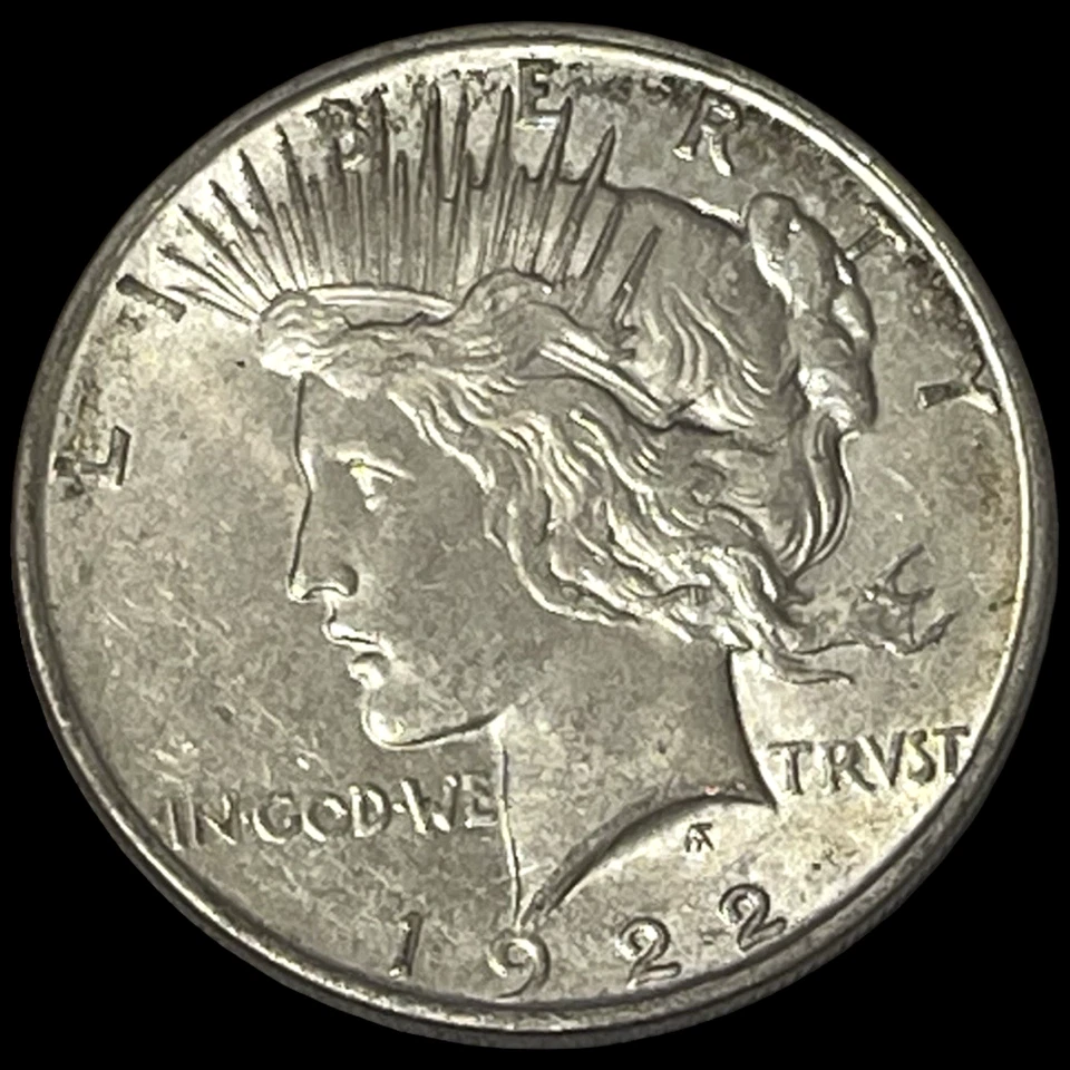 1922-D Peace 90% US Silver Dollar Coin Denver Mint Low Mintage Lot C11-78 - Image 4 of 4