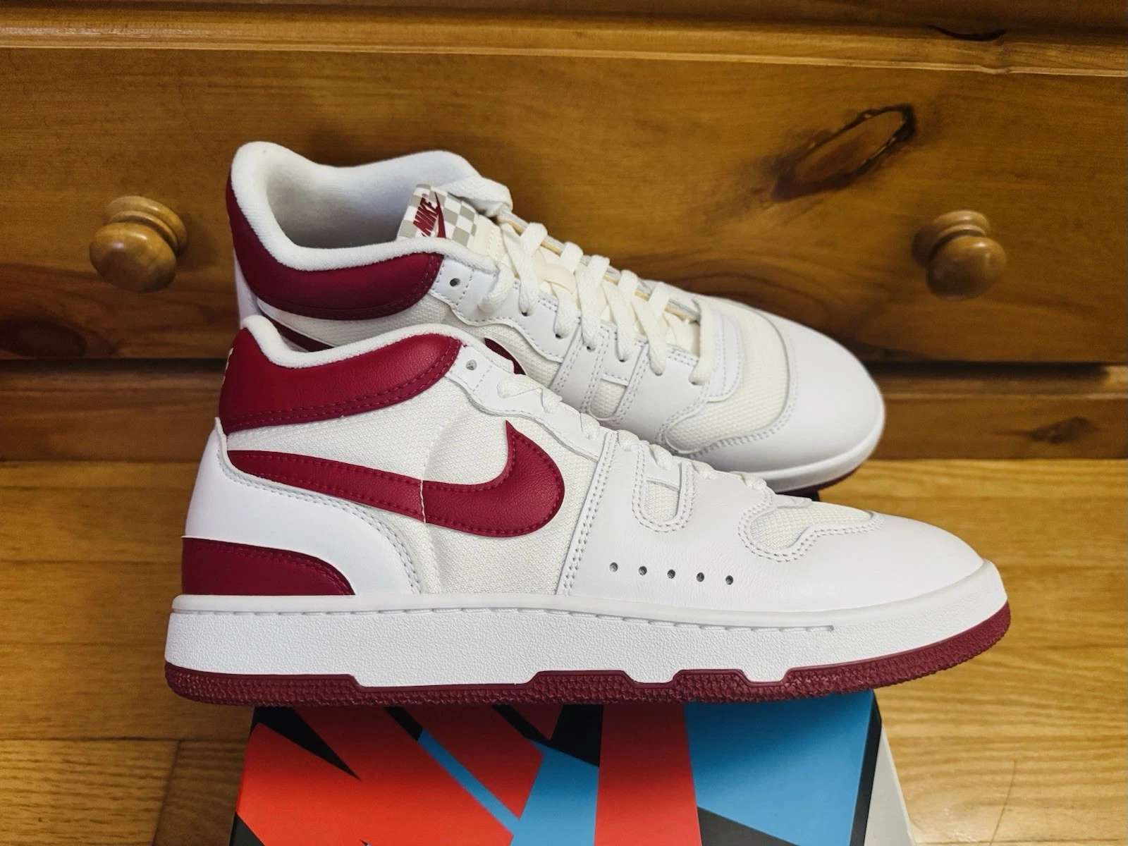 DS Nike Mac Attack QS SP taille 10 rouge Crush Supreme Scott Stussy Cactus SB Off