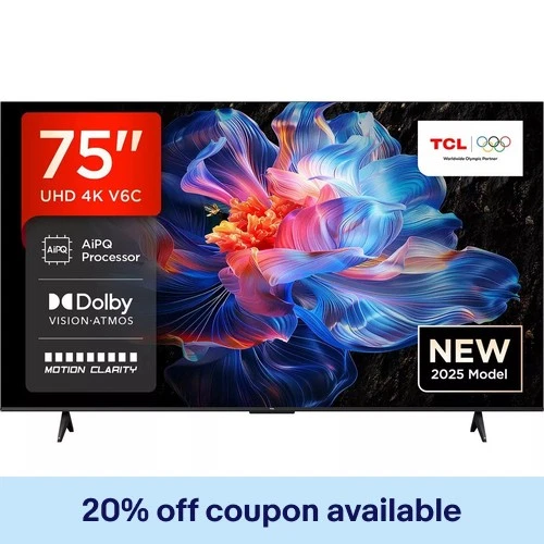TCL 75" LED 4K Ultra HD Smart TV