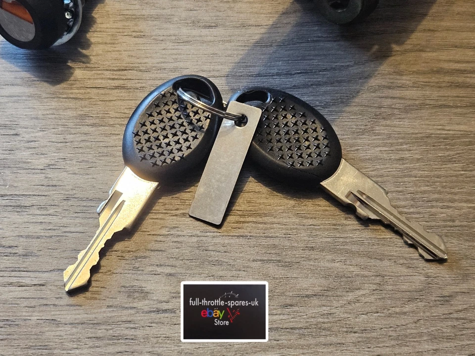 fits: APRILIA PEGASO 650 1992-1996 NEW IGNITION SWITCH AND FUEL CAP LOCK SET UK - Image 2 of 4