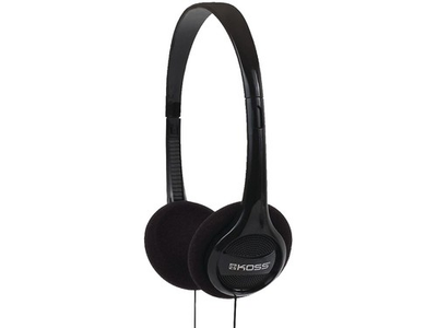 #ad Koss KPH7 Lightweight Portable On Ear Headphones Adjustable Headband Black New $7.06