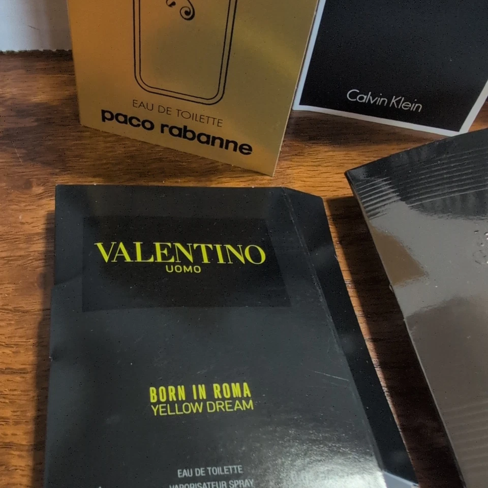 Мужской одеколон духи образец флакон комплект - лот x 9 дизайнерские духи Prada, Cucci - Изображение 4 из 4