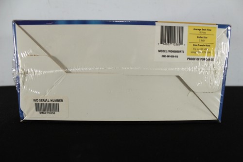 Western Digital 60GB 7200 RPM 3.5" Internal EIDE HARD DRIVE WD600BBRTL New Seale - Picture 6 of 6