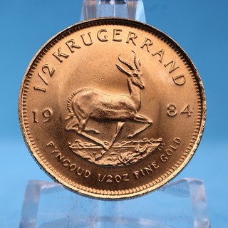 Sudáfrica 1/2 borde Krugerrand 1984 (2.) Oro Vz 1/2 OZ