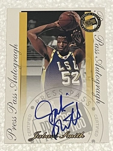 2000 Press Pass Authentics Autograph Jabari Smith LSU Tigers Rookie RC. Nice!