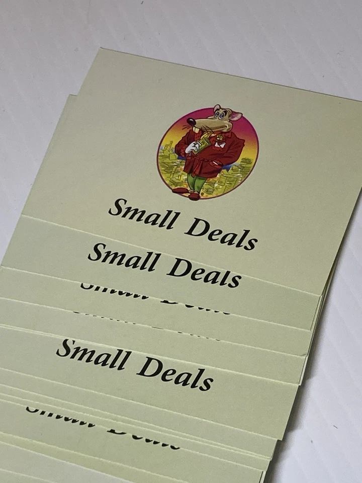 Rich Dad Cashflow Investing 101 piezas de repuesto para juegos de mesa - tarjetas de pequeñas ofertas Foto 3 de 4