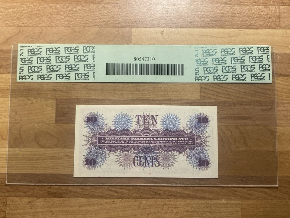 Military Payment Certificate Series 661  10 Cents PCGS 64 - Image 4 of 4