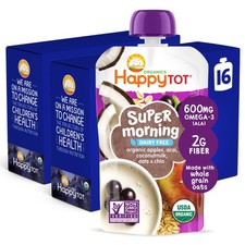Organics Stage 4 Baby Food Pouches, Gluten , Vegan  Dairy Snack, Super Morni...
