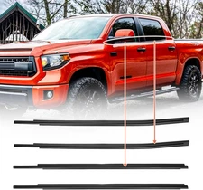 Window Weatherstrip Moulding Trim Seal for Toyota Tundra Crewmax 2007-2019