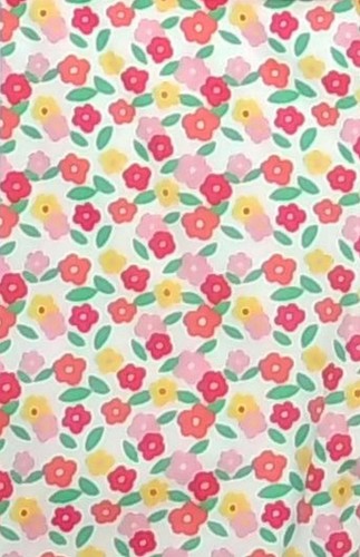 Toddler Girl's 4-Piece Easter Bunny Spring Floral Pajama Shorts, Pants Set - Picture 4 of 4