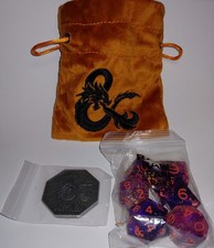 Sirius Dice RARE Violet Catalyst Drider Spider Queen Undermountain Treasure Pack