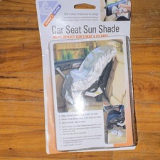 Mommy's Helper Car Seat Sun Shade Silver Cover Deflects Heat  UV 10704