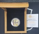 2019 Germania Mint Ruthenium&Gilded"Britannia & Germania"-1 oz .9999 Fine Silver