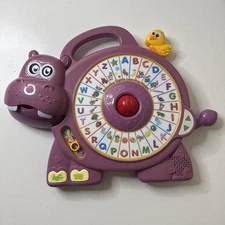 Vtech Spinning Lights Learning Purple Hippo Educational Toy - Tested & Works!