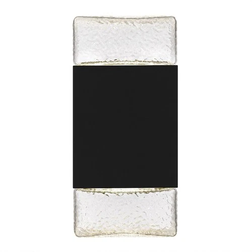 Matte Black LED Outdoor Wall Lantern from the Saxton Collection - Picture 3 of 5