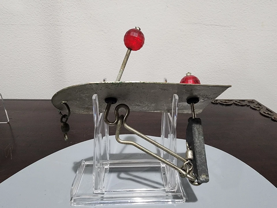 Cepilladora de salmón vintage Kasabell bailarina intermitente buzo combo patente pendiente EE. UU. Foto 3 de 4