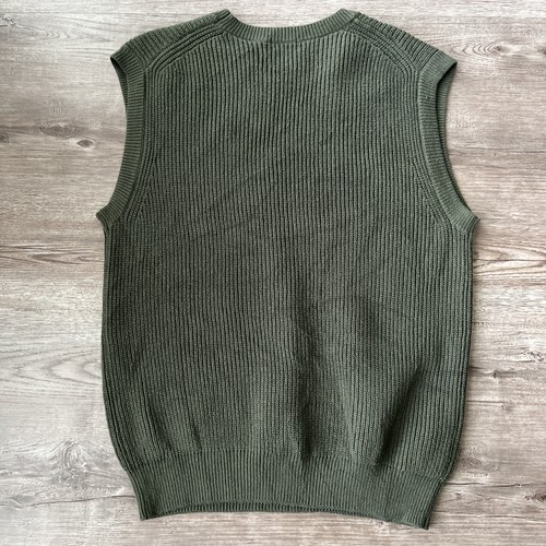 Uniqlo Gilet Girocollo Lavabile Medio Gauge Uomo Piccolo Verde - Foto 7 di 10