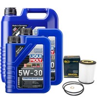 MotoröL Set High Tech 5W-30 Liqui Moly 7 Liter + ÖLfilter FüR BMW 3Er 5Er X5 7Er