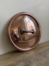 Copper Pan Lid with Top Handle - fits 24cm pan