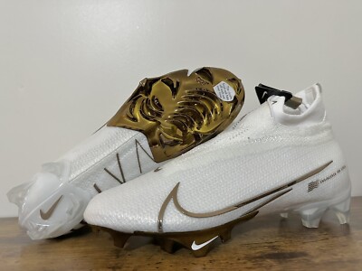 NIKE VAPOR EDGE ELITE 360 FLYKNIT WHITE METALLIC GOLD AO8276