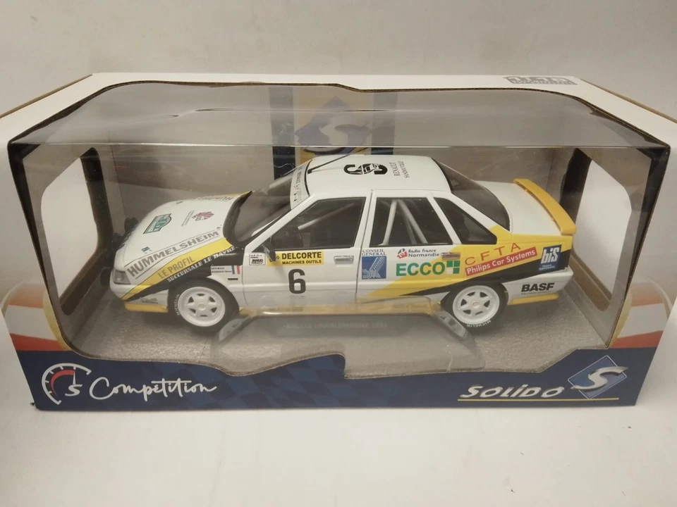 Solido Renault 21 #6 Rats Rally Charlemagne 1991 1/18 S1807704 - Immagine 3 di 4