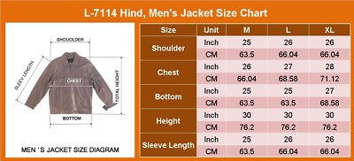 L-7114 Hind, Vintage, Men Zip up, Genuine Lamb Leather James Dean