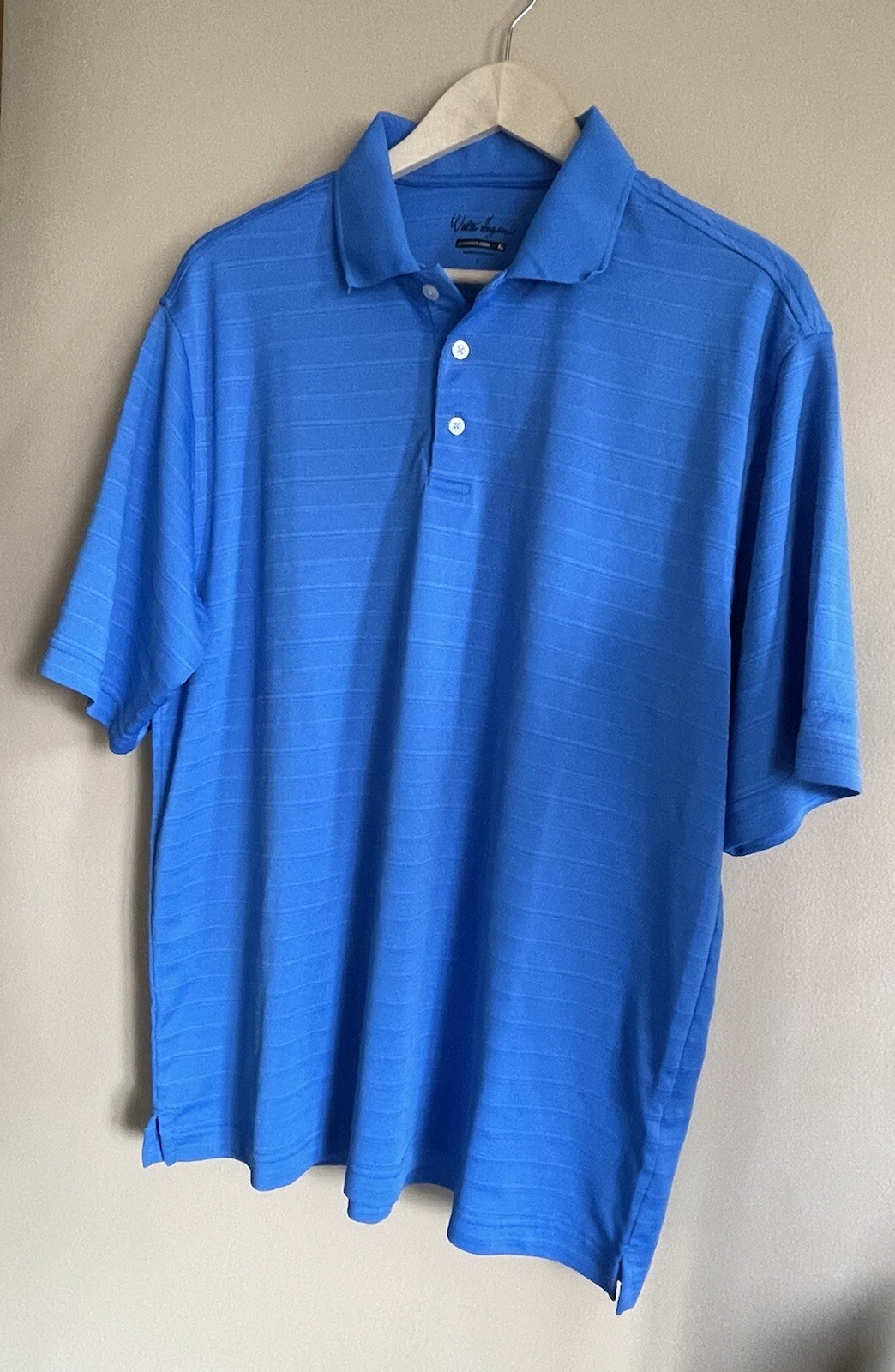 Collared Blue Large Walter Hagen Hydro Dri Polo Shirt… Gem