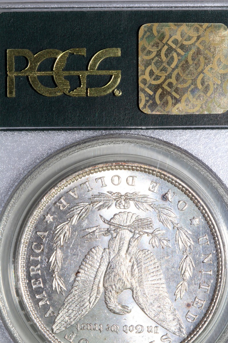 1880-P Morgan 90% Silver Dollar PCGS MS62 Old Green Label Holder