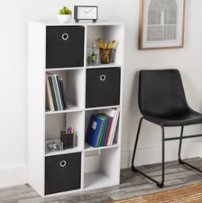 11" 8-Cube Storage Organizer, White