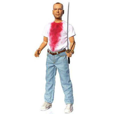 Pulp Fiction Bruce Willis Butch Coolidge Talking Action Figure Beeline 2016 Rare