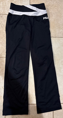 Fila Sport kids girls black leggings size S (8)