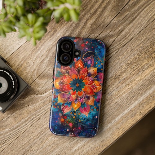 Mandala Flower Watercolor Phone Case for iPhone, Samsung Galaxy, Pixel - 第 32/256 張圖片