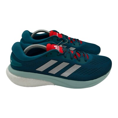 Adidas Supernova 2 Running Shoes Mens 10 Womens 11 Blue Teal Sneakers HQ8574 NWT