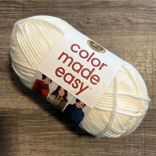 Lion Brand Color Made Easy Yarn - Color #100 Birch - FREE US Shipping ...