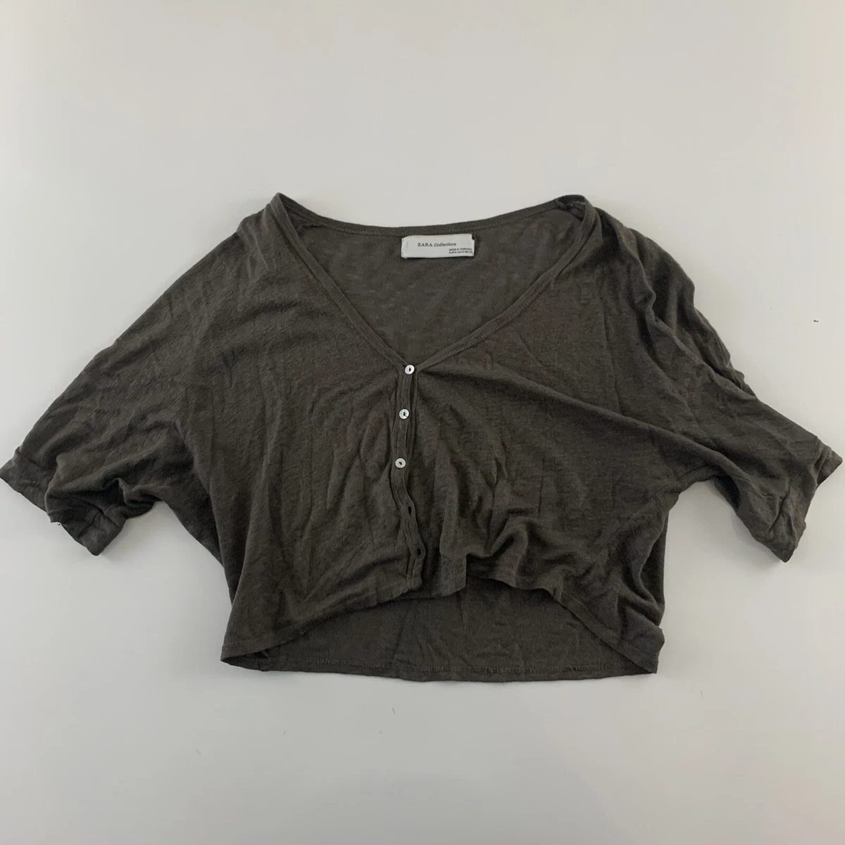 Zara basic short sleeve sweater cheap