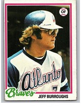 1978 Topps Baseball Card Single - #130 Jeff Burroughs A1