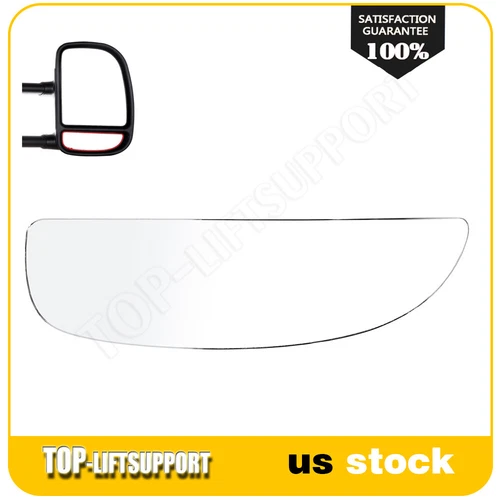Lower Tow Mirror Glass for 02-14 Ford E-350 E-250 Econoline Driver Right Side RH