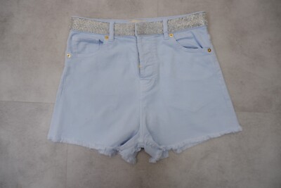 Alexandre Vauthier Damen Jeansshorts Größe 29 blau sehr guter Zustand