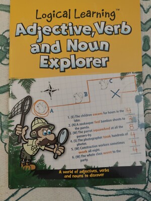 Grüne Brettspiele 47061 Logisches Lernadjektiv/Verb und Substantiv Explorer Workbo