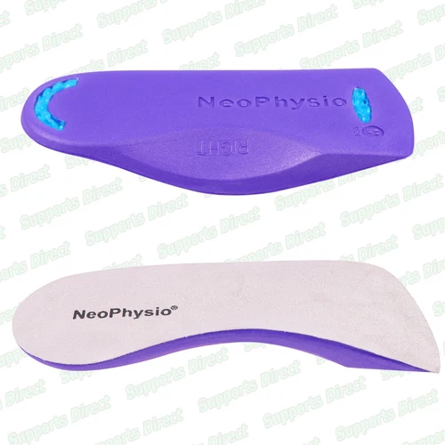 3/4 length Orthotic Insoles Arch Support Plantar Fasciitis Thin Shoe Inserts