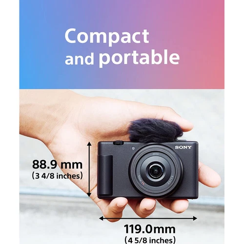 Sony ZV-1F 20.1MP 4K f/2 Vlogging Digital Camera - Black & Battery - Picture 6 of 15