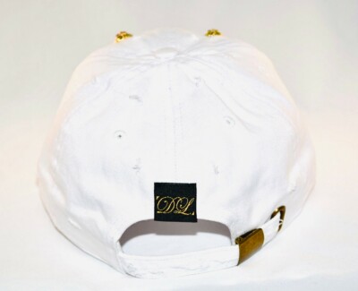 Damier Langevinè® Trendy Distressed White Designer Baseball  display picture 1