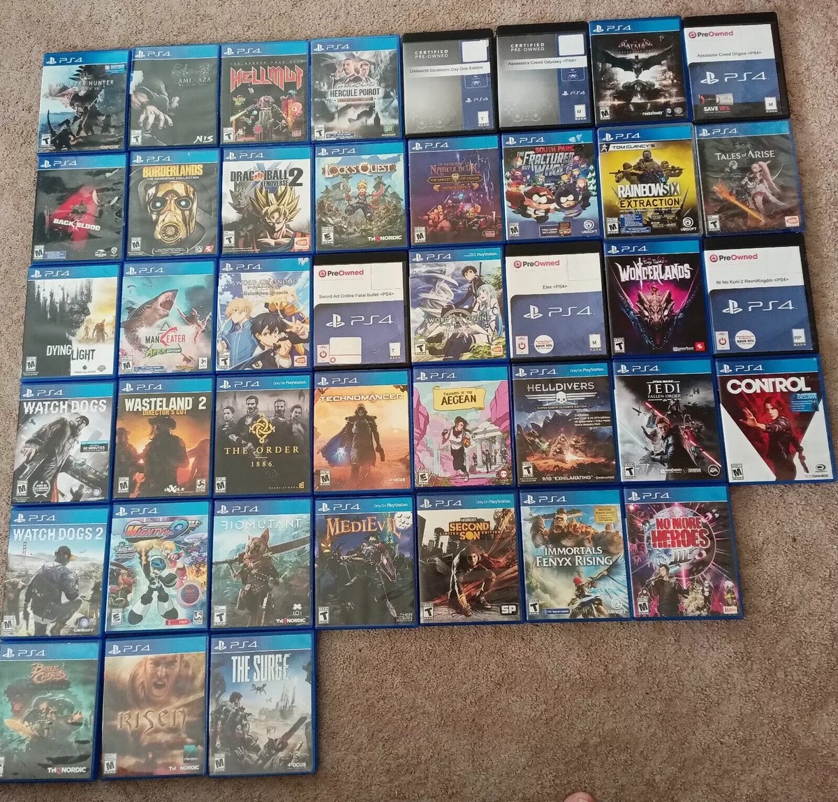 Spider  preowned PS4 games pick and choose$14.99-49.99 free shipping
