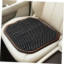 Wood Beaded Seat Cushion - Breathable Car Seat Cover - Office Chair Pad